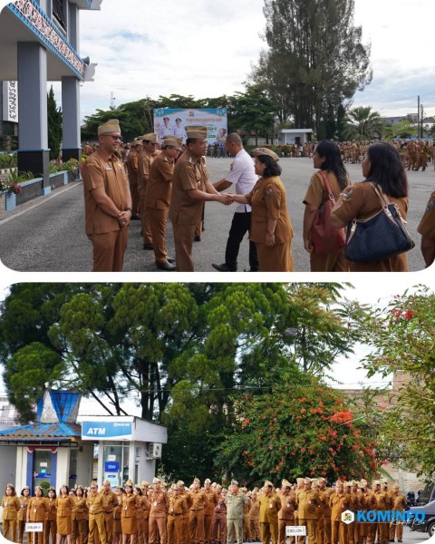 Bupati Karo Pimpin Apel Pagi Gabungan Perdana di Lingkungan Pemerintah Kabupaten Karo Bupati Karo Pimpin Apel Pagi Gabungan Perdana di Lingkungan Pemerintah Kabupaten Karo