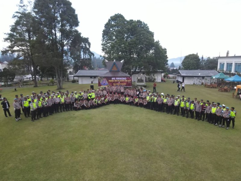 Apel Konsolidasi dan Halal Bihalal, Kapolres Karo AKBP Pebriandi Haloho: Bukti Soliditas Personel Jaga Kondusifitas Lebaran