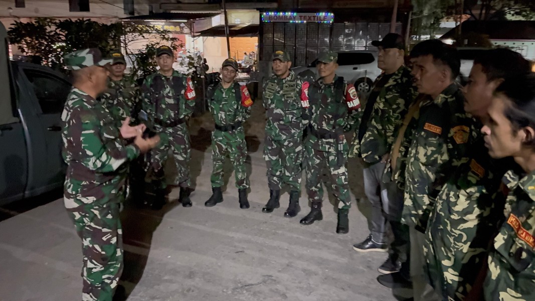 Kodim 0205/TK Gelar Patroli Mandiri, Warga: Dengan Adanya Patroli Malam, Kami Lebih Merasa Nyaman dan Aman