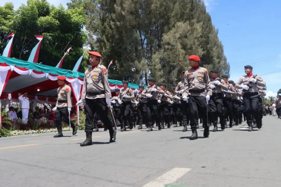 AKBP Pebriandi: Keikutsertaan Polres Karo dalam parade merupakan bentuk semangat kebersamaan dengan seluruh elemen