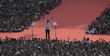 Rapat Umum di GBK, Jokowi: Jangan Sampai Kita Merasa Lemah Karena Ini Bangsa Besar!