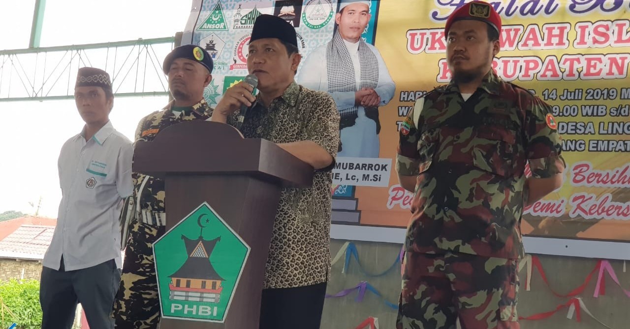Bupati Karo Hadiri Halal Bihalal Ukhuwah Islamiyah di Desa Lingga