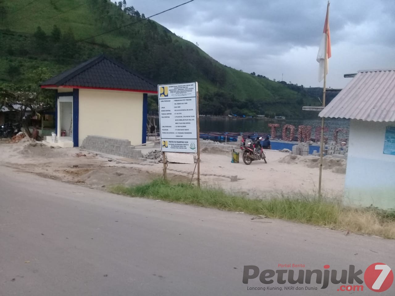 Menelusuri Proyek Ditjen PUPR Untuk Objek Wisata Danau Toba di Desa Tongging, Tetapi...