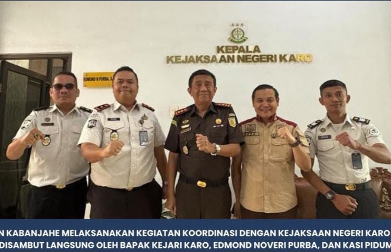 Ka Rutan Kabanjahe Sambangi Kejari Karo Dan BNN Guna Tingkatkan Sinergitas  Antara Aparat