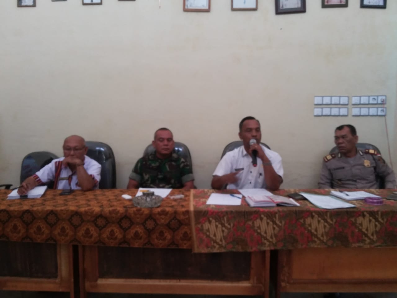 Rapat Koordinasi Pemerintahan di Kecamatan Kutabuluh, Ini yang Dibahas...