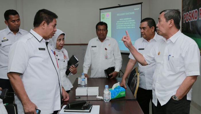 Gubernur Riau Minta Kadiskes Kroscek Data Ispa