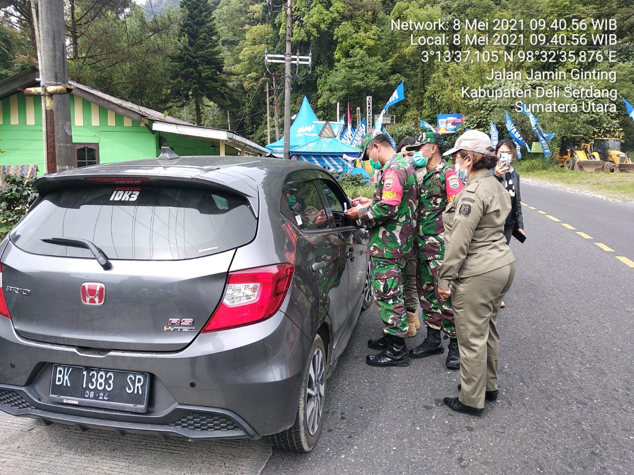 TNI – Polri Siap Amankan Mudik Lebaran Di Pos Pengamanan Ops Ketupat Toba 2021