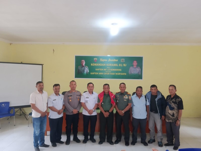 Pisah Sambut Danramil 01/BJ, Wujud Penguatan Peran TNI di Masyarakat