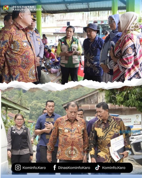 Bupati Karo Gelar Sambang Warga di Desa Kem Kem Kecamatan Tigabinanga, Dorong Gerakan Indonesia ASRI