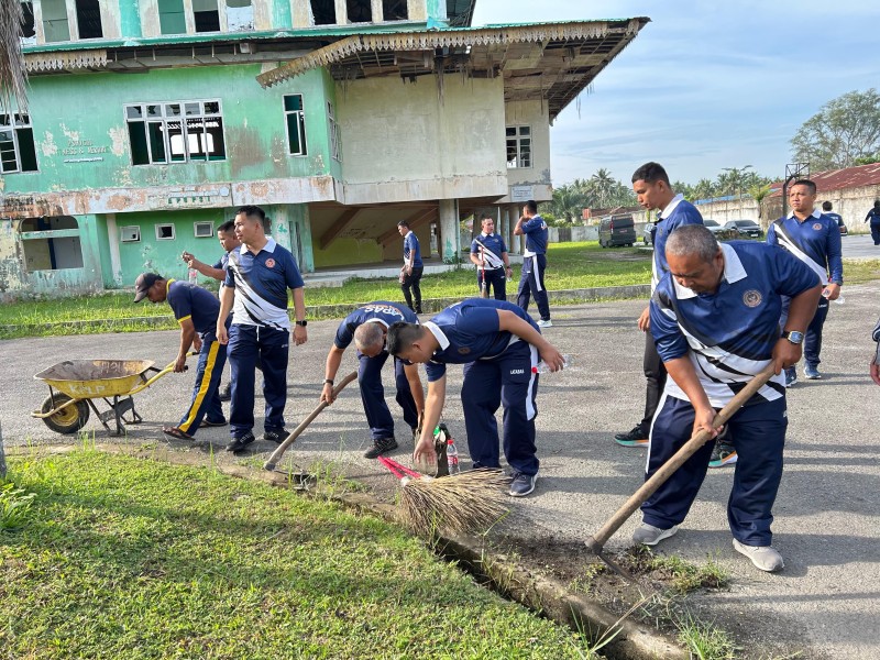 Lapas Kelas IIB Tanjungbalai Asahan Gelar Kegiatan Kebersihan Fasilitas Umum dalam Rangka HBP Ke-62 Tahun 2026