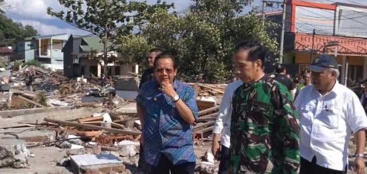 Korban 668 Jiwa: Presiden Jokowi Tinjau Lokasi Gempa, Sulteng (Palu)