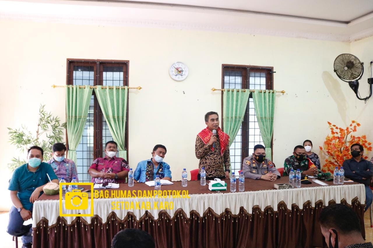 Wakil Bupati Karo hadiri Rapat Koordinasi Pemerintah Kecamatan Mardinding dan Kecamatan Lau Baleng