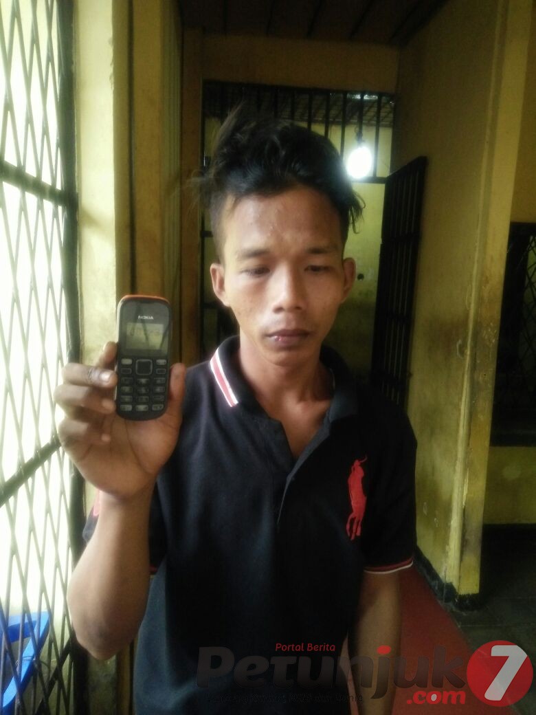 Warga Serahkan Pencuri HP ke Mapolsek Bangko