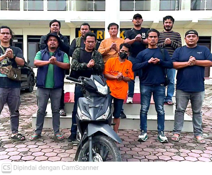 Lubis Berhasil Diamankan Tim Cobra Polres Karo di Warnet Sibayak Kelurahan Lau Cimba