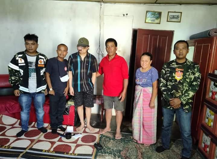 Ketua PC PPM Karo Berikan Bantuan Kepada Penderita Tumor Ganas Di Desa Semangat Atas Nama Ramadhan S