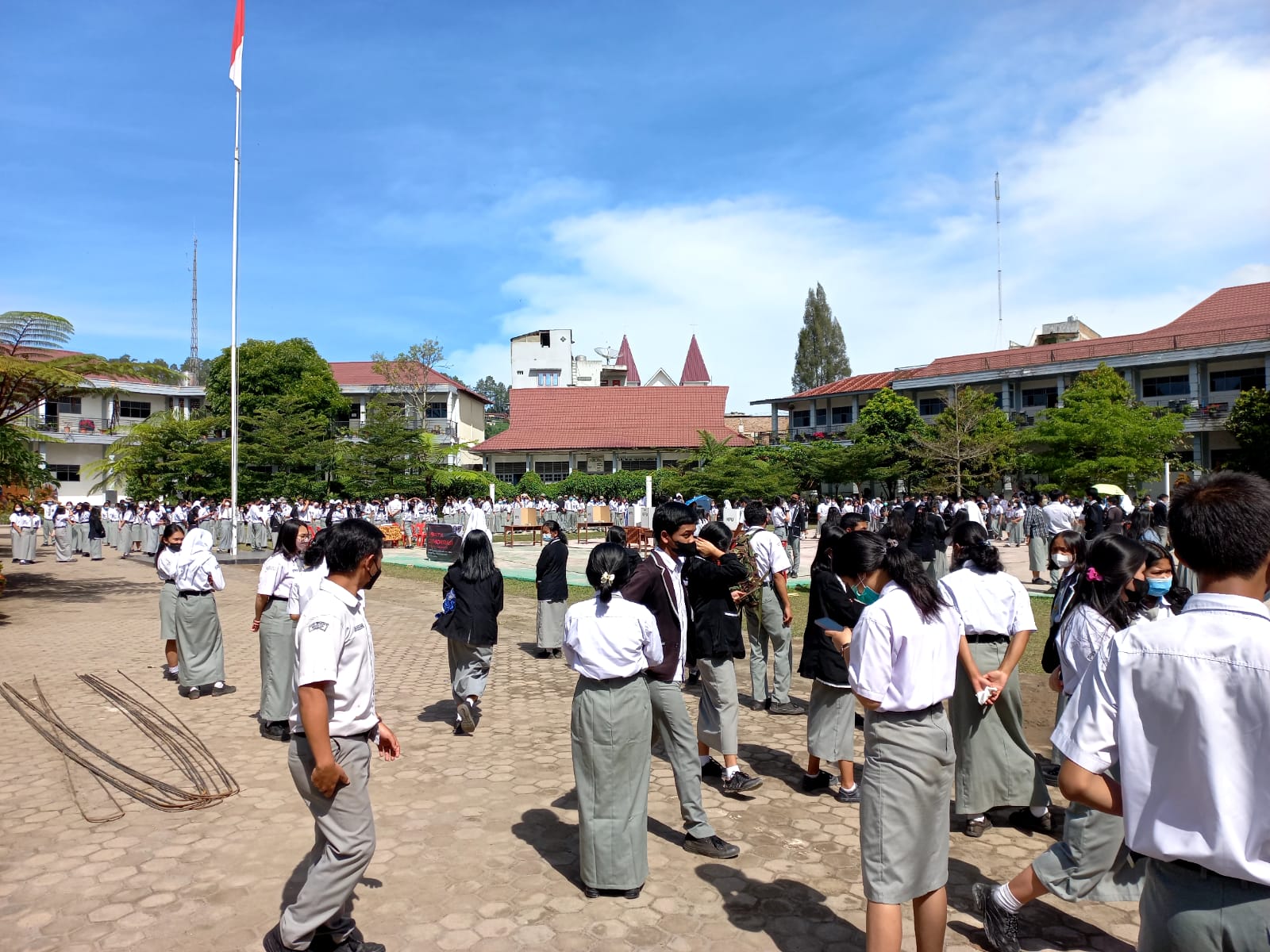 Siswa Reaktif Covid-19, SMA N 1 Berastagi Tutup PTM Selama 5 Hari