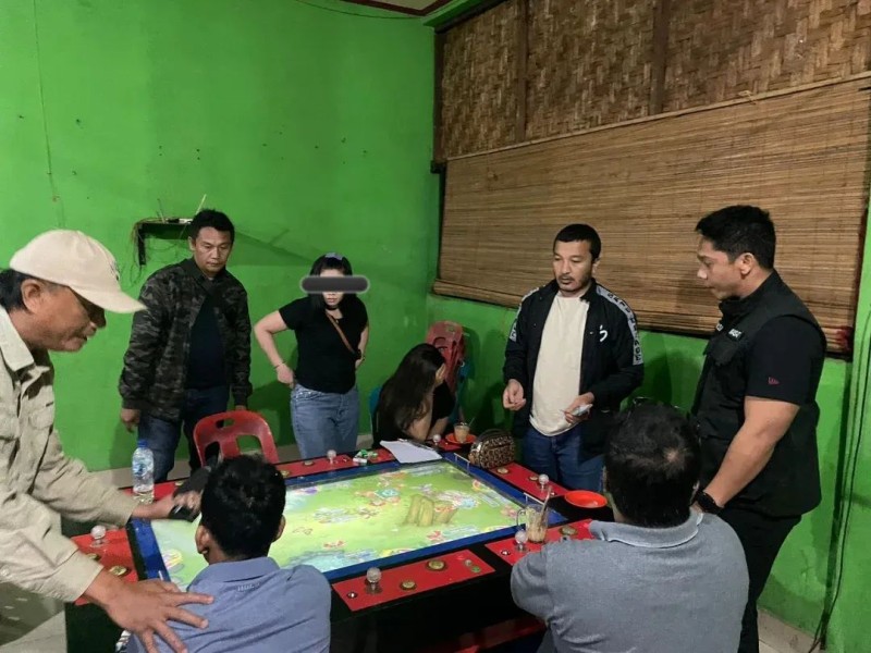 Satreskrim Polres Karo Gerebek Judi Tembak Ikan dan Dua Perempuan Diamankan