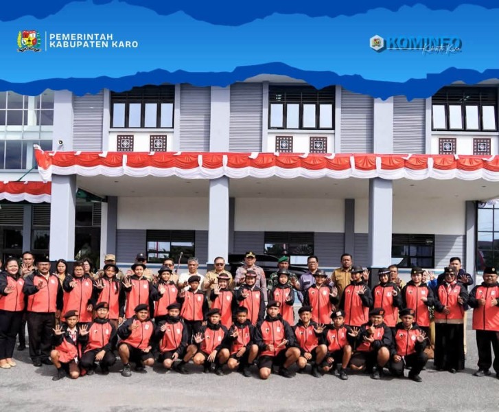 Wakil Bupati Komando Tarigan Resmi Lepas Kontingen Karo Ke Jambore Nasional