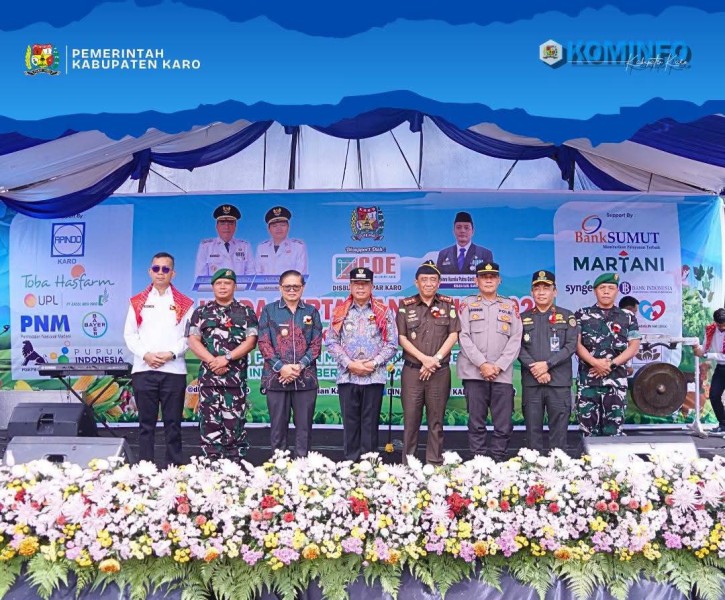 Hari Krida Pertanian 2026 Jadi Momentum Perkuat Kedaulatan Pangan dan Kesejahteraan Petani Karo