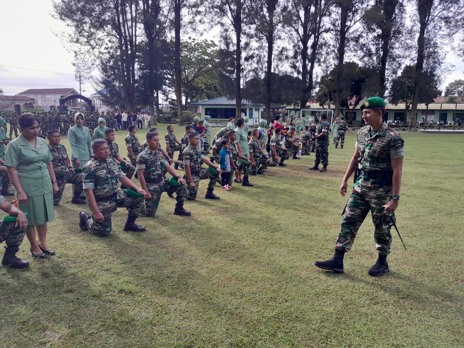 Dandim 0205/TK Letkol Inf Benny Angga Pimpin Upacara Purna Tugas dan Penerimaan Personil Baru