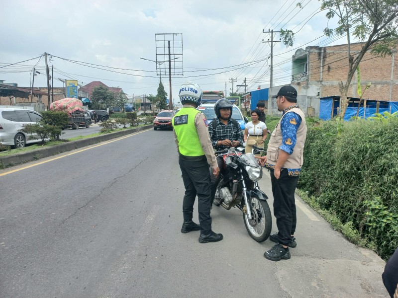 Samsat Kabanjahe Gelar Razia Gabungan, KUPT, Hamdan Rivai Ginting SH.MH: Pajak Kita Merupakan Salah Satu Sumber PAD