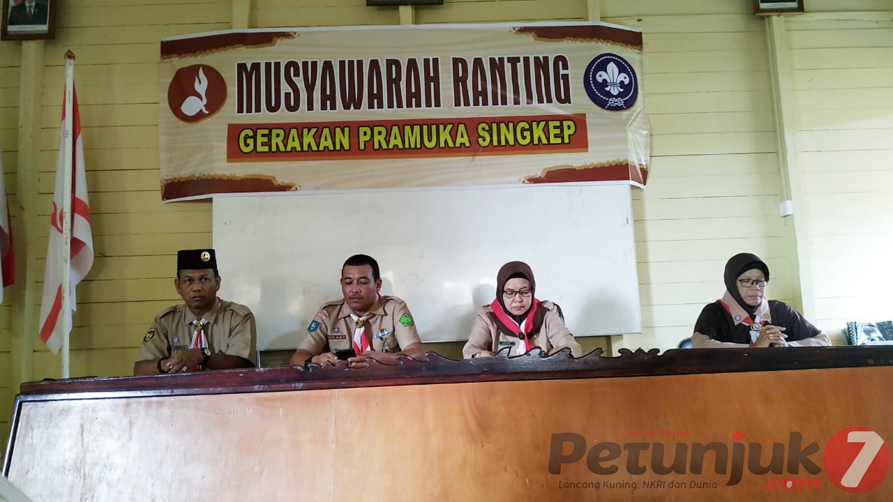 Yunita Karnella Jabat Ketua Gerakan Pramuka Kwarran Singkep Periode 2019 - 2022