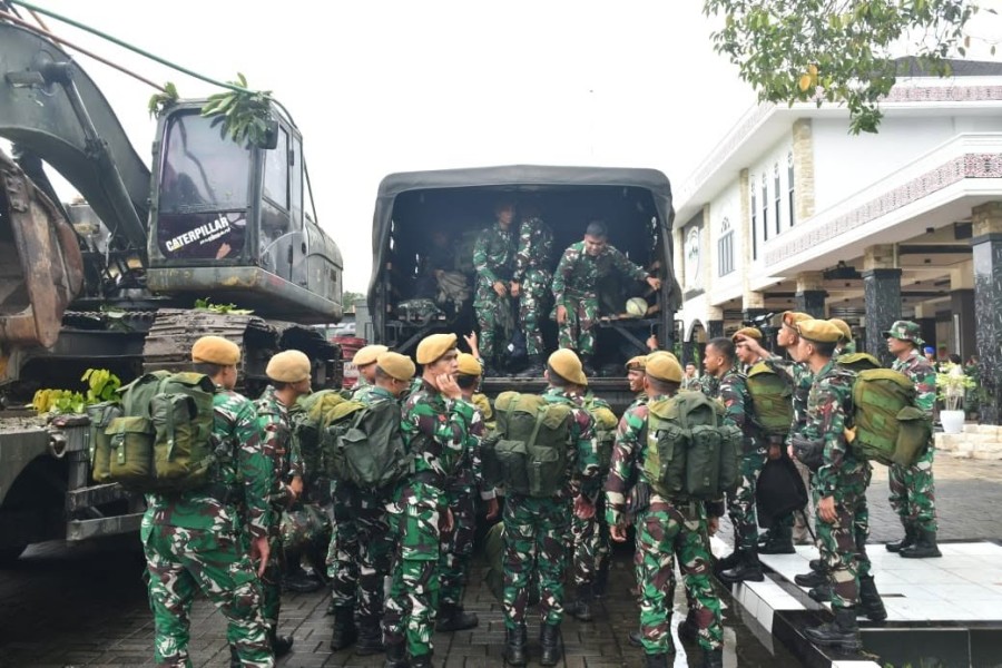 Kodam I/BB Berangkatkan 204 Personel Tambahan, Percepat Penanganan Banjir dan Longsor Tapanuli Tengah