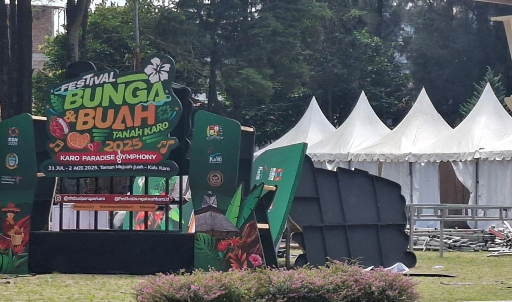 Disbudporapar Karo Targetkan 70 Ribuan Pengunjung Event Festival Bunga dan Buah 2025