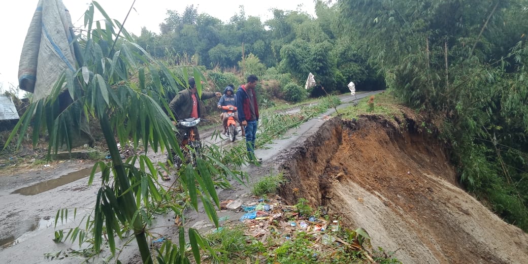 Hujan, BPBD Karo Beberkan Titik Longsor di Beberapa Kecamatan