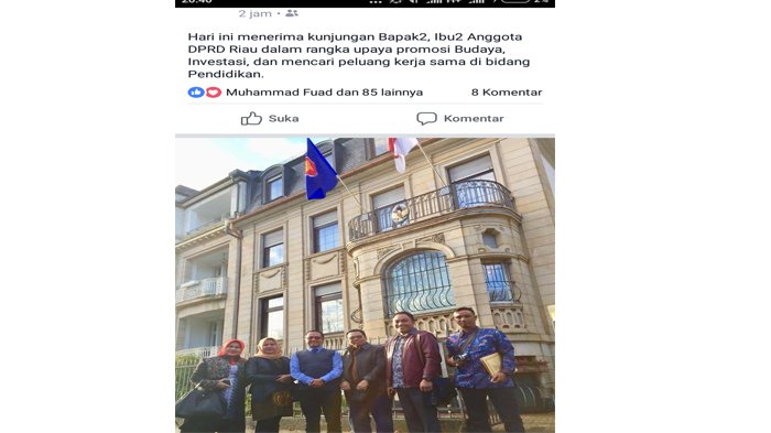Berawal dari Facebook, Ini Kunker Anggota DPRD Riau Stuban di Jerman