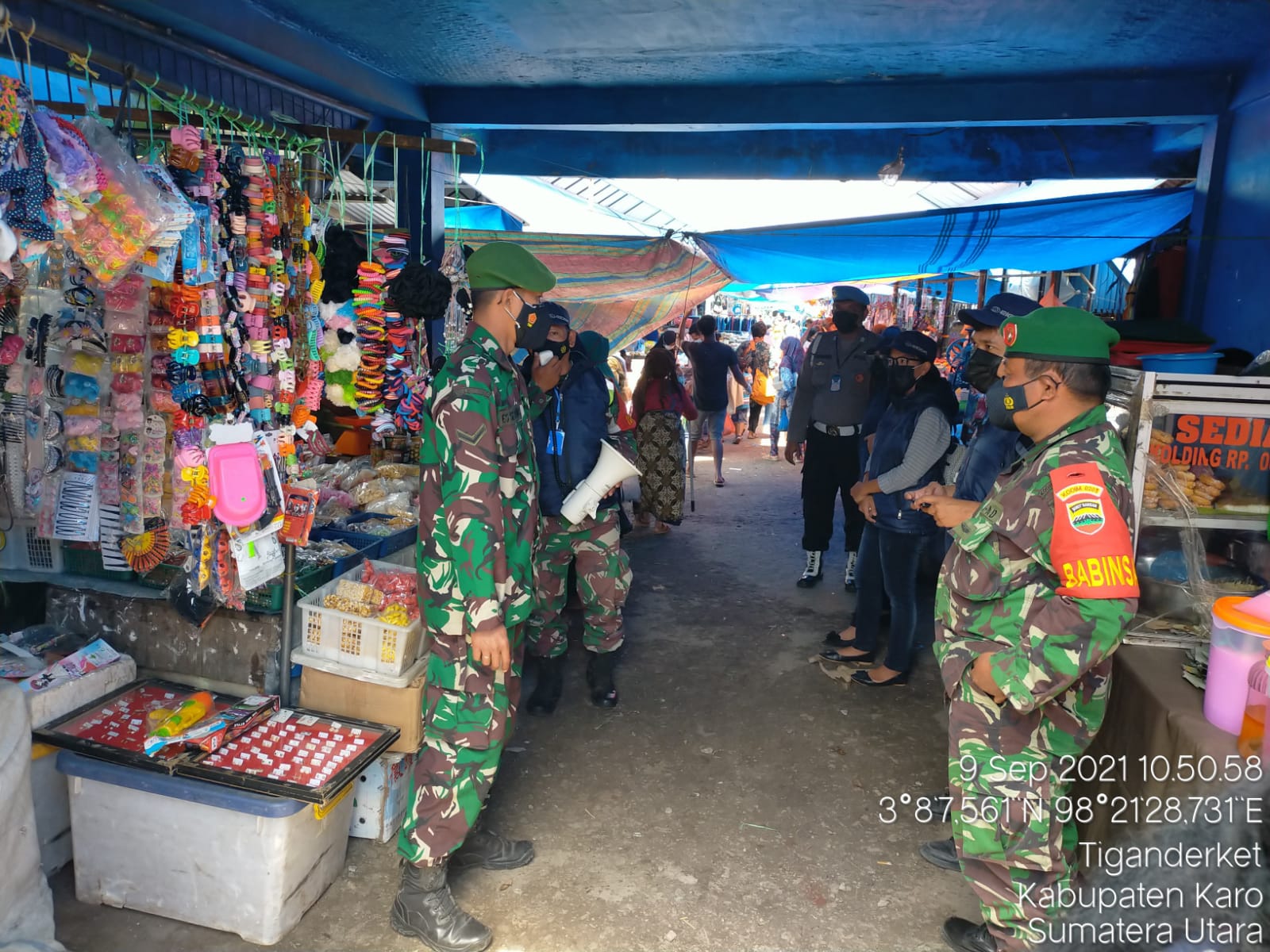 Dandim 0205/TK Perintahkan Babinsa Tingkatkan Pengawasan PPKM Mikro