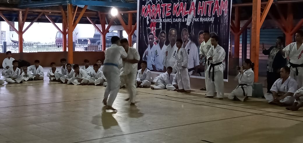 Karate Kala Hitam Pengda Karo, Dairi dan Pakpak Bharat Gelar UKT Pertama Tahun 2021
