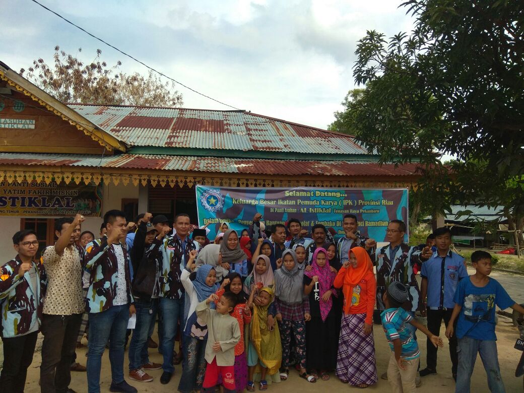 Bhakti Sosial di Bulan Ramadhan, Panti Asuhan Al-Istiklal Terima Bantuan IPK Riau