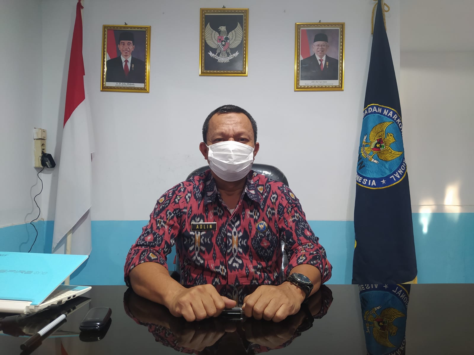 Kepala BNN Drs Adlin Mukhtar Tambunan : BNN Minim Perhatian Dari Pemkab Karo