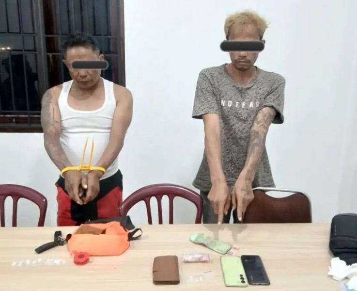 Dua Tersangka Diamankan, Tiga Pengguna Diusulkan Rehabilitasi Saat Polsek Berastagi Ungkap Kasus Sabu