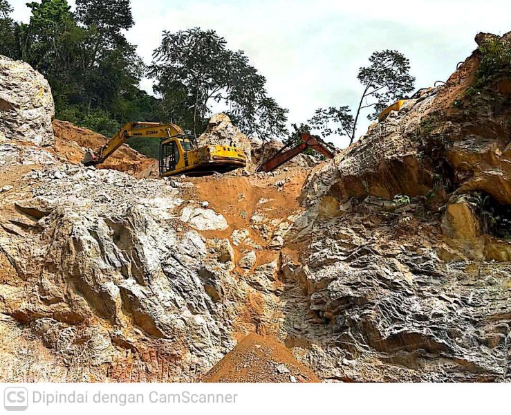 UPT 2 Dairi Instruksikan CV Karo Persada Abadi Untuk Menghentikan Penjualan Dolomit di Desa Mardingding Kabupaten Karo