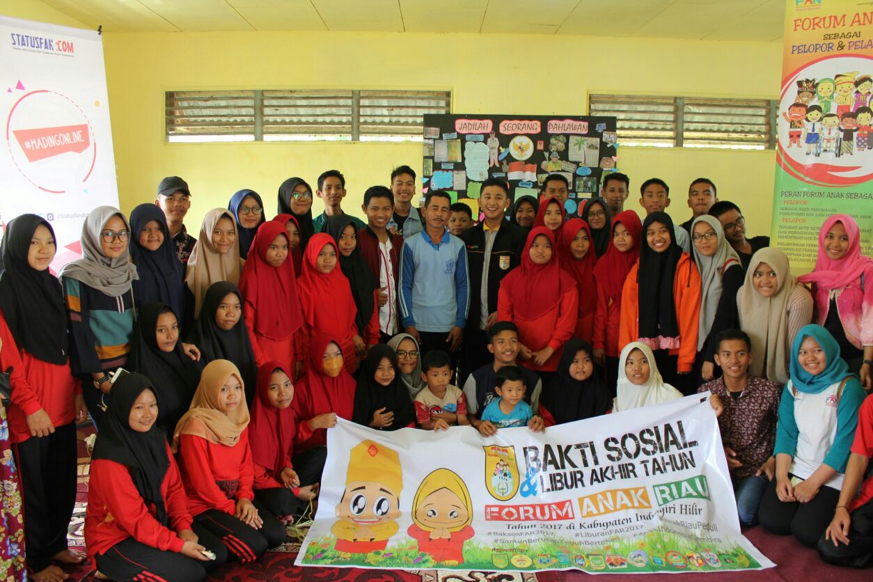 Ini Kegiatan Forum Anak Riau di Inhil Dalam Program Akhir Tahun