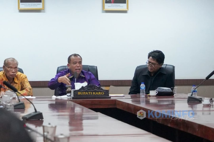 Bupati Karo Brigjen Pol [ Purn ] Dr.dr Antonius Ginting Sp.OG M.Kes Gelar Audensi Dengan Tokoh Agama