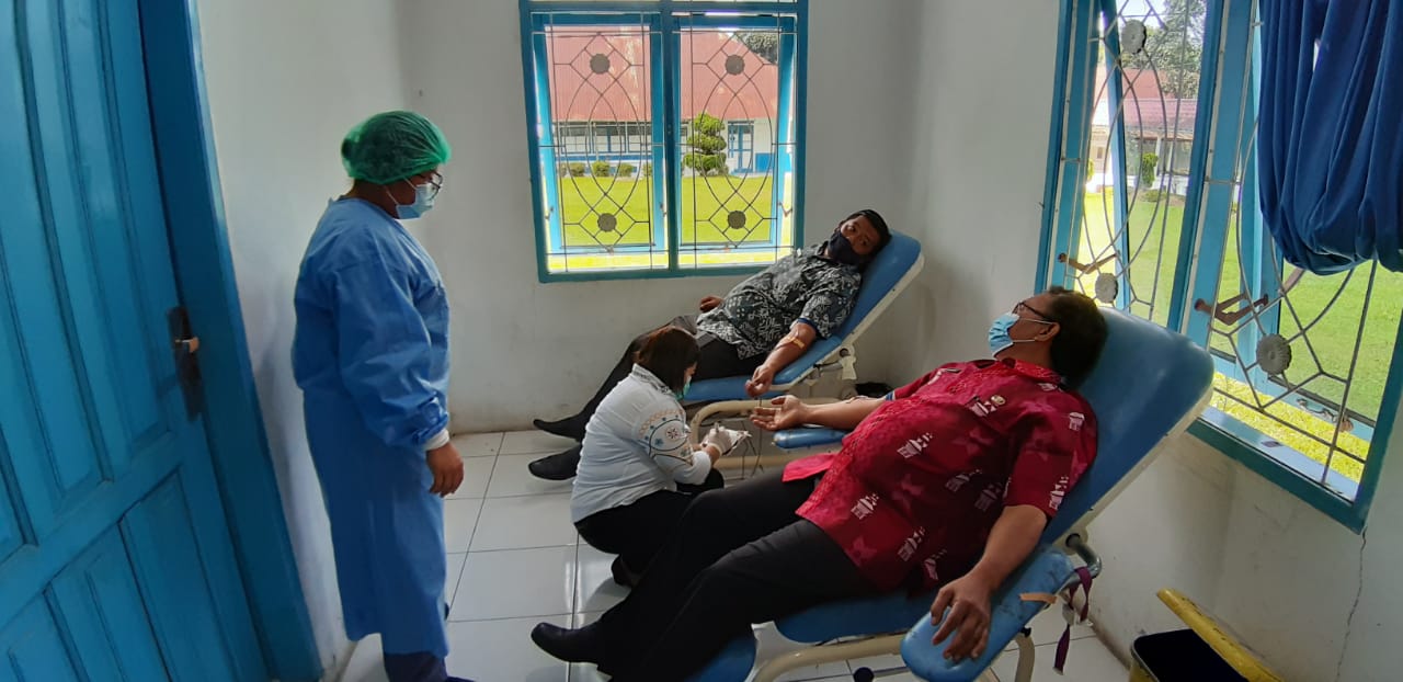 Setda Kabupaten Karo Ajak Rutin Donor Darah Untuk Jaga Kesehatan