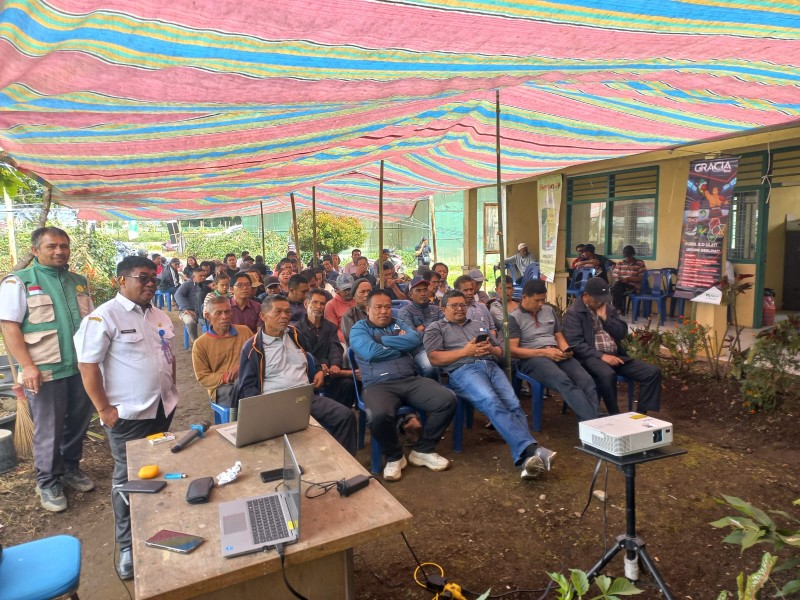 Panen Raya Nasional, Mendongkrak Semangat Petani Untuk Meningkatkan Swasembada Pangan di Kecamatan Berastagi 