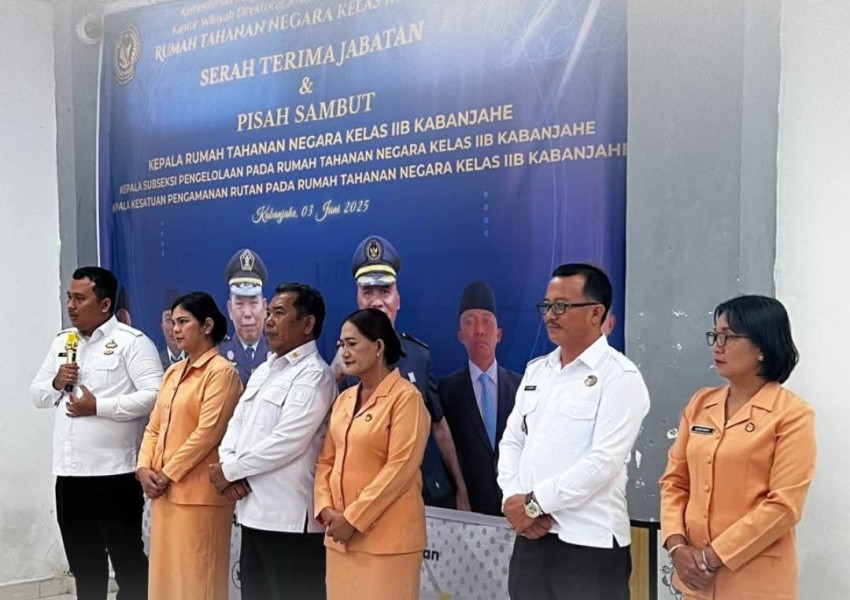 Rutan Kabanjahe Gelar Sertijab dan Pisah Sambut Kepala Rutan dan Pejabat Struktural yang Baru Rutan Kabanjahe Gelar Sertijab dan Pisah Sambut Kepala Rutan dan Pejabat Struktural yang Baru
