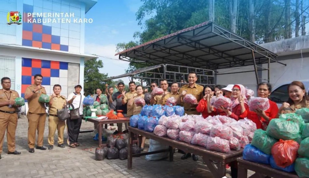 Korpri Kabupaten Karo Borong Cabe Kelompok Tani Guna Dorong Pemberdayaan Ekonomi Petani