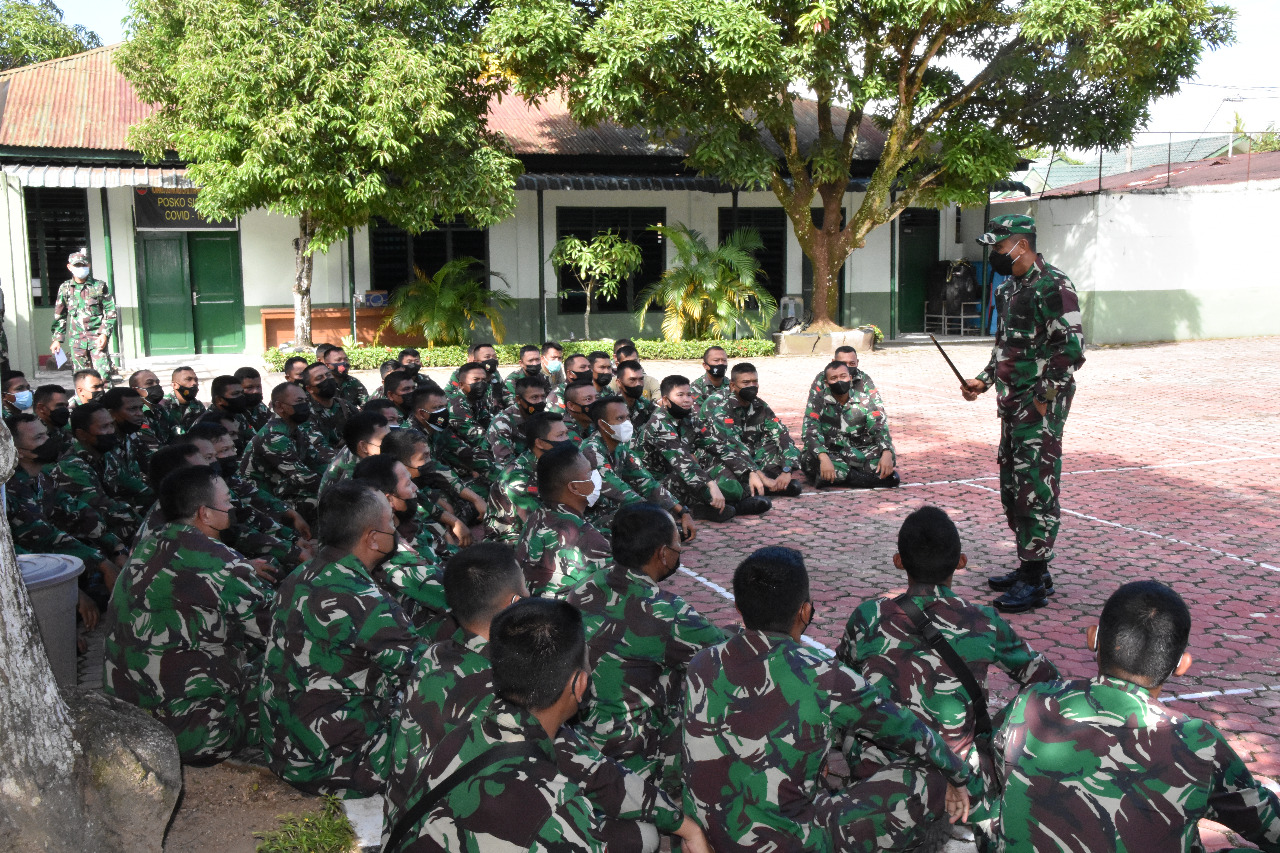 Danrem / KS Kolonel Inf Febriel Buyung: Kalau Menjalankan Tugas, Tetap Ikuti Prokes 