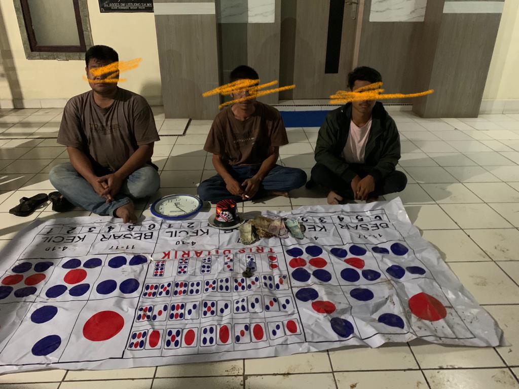 Polres Karo: 1 Bandar, 2 Ceker Tertangkap Tangan  Bermain Judi Dadu Koplok di Desa Tanjung Pulo
