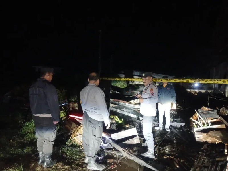 Dapat Laporan Dari Masyarakat, Polsek Tigapanah Langsung Tangani Kejadian 65 di Situnggaling