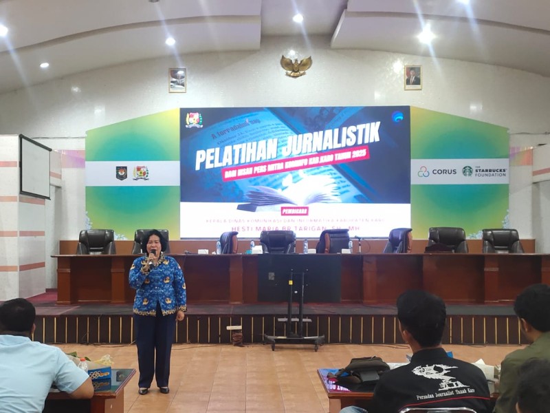 Diskominfo Kabupaten Karo Gelar Pelatihan Jurnalistik Bersama Pers, Kadis Kominfo: Menyampaikan informasi yang akurat dan menarik