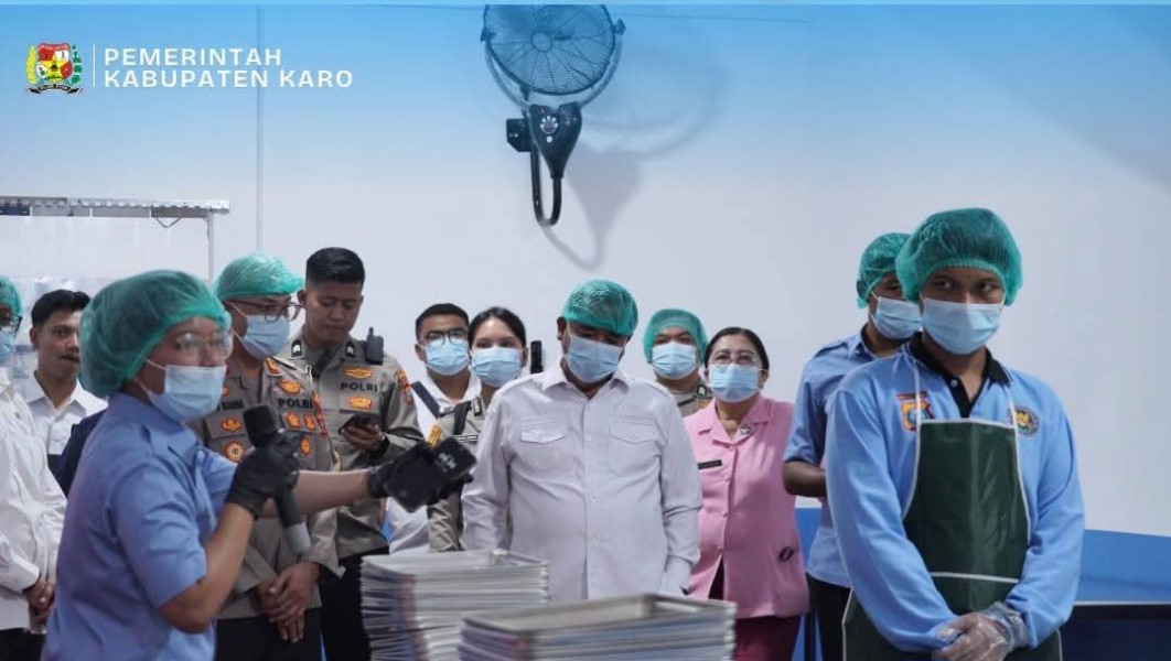 Dukung Program Ketahanan Pangan Nasional, Bupati Karo Hadiri Peresmian Satuan Pelayanan Pemenuhan Gizi (SPPG) Polres Karo