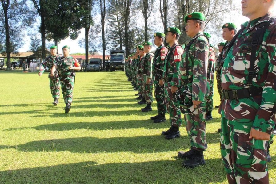 Jelang Pilkada Serentak Tahun 2024, Kodim 0205/TK Gelar Apel Pasukan Pengamanan, Letkol Inf Ahmad Afriyan Rangkuti: Laksanakan tugas pengamanan sesuai prosedur yang berlaku