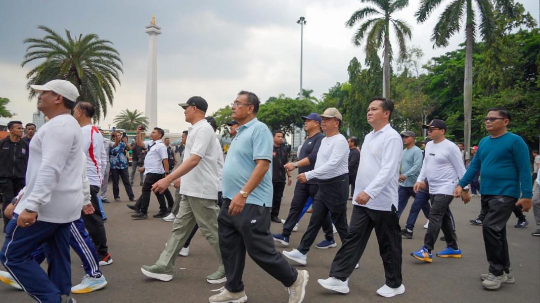 Jelang Pelantikan di Istana Negara Jakarta, Antonius Ginting dan Komando Tarigan Ikuti Gladi Bersih di Monas Jelang Pelantikan di Istana Negara Jakarta, Antonius Ginting dan Komando Tarigan Ikuti Gladi Bersih di Monas