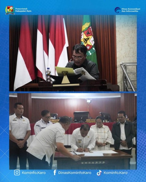 Perubahan APBD 2026 Disepakati, Bupati Karo Brigjen Pol [ Purn ] Dr.dr Antonius Ginting Sp.OG M.Kes Dorong Percepatan Realisasi